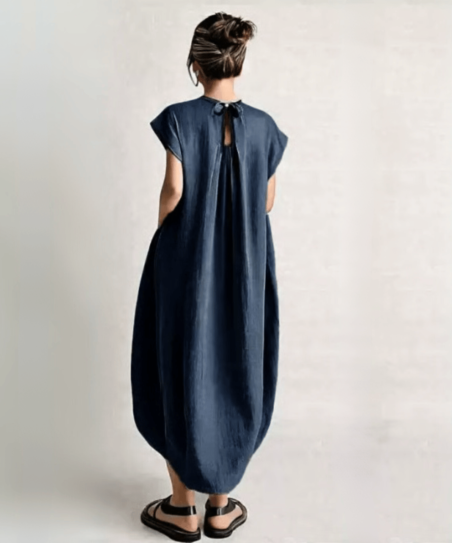 loose fit a-line dress　FL3472