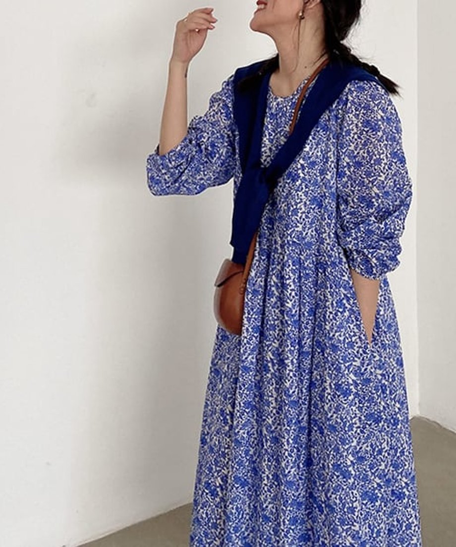 blue flower op　FL2581